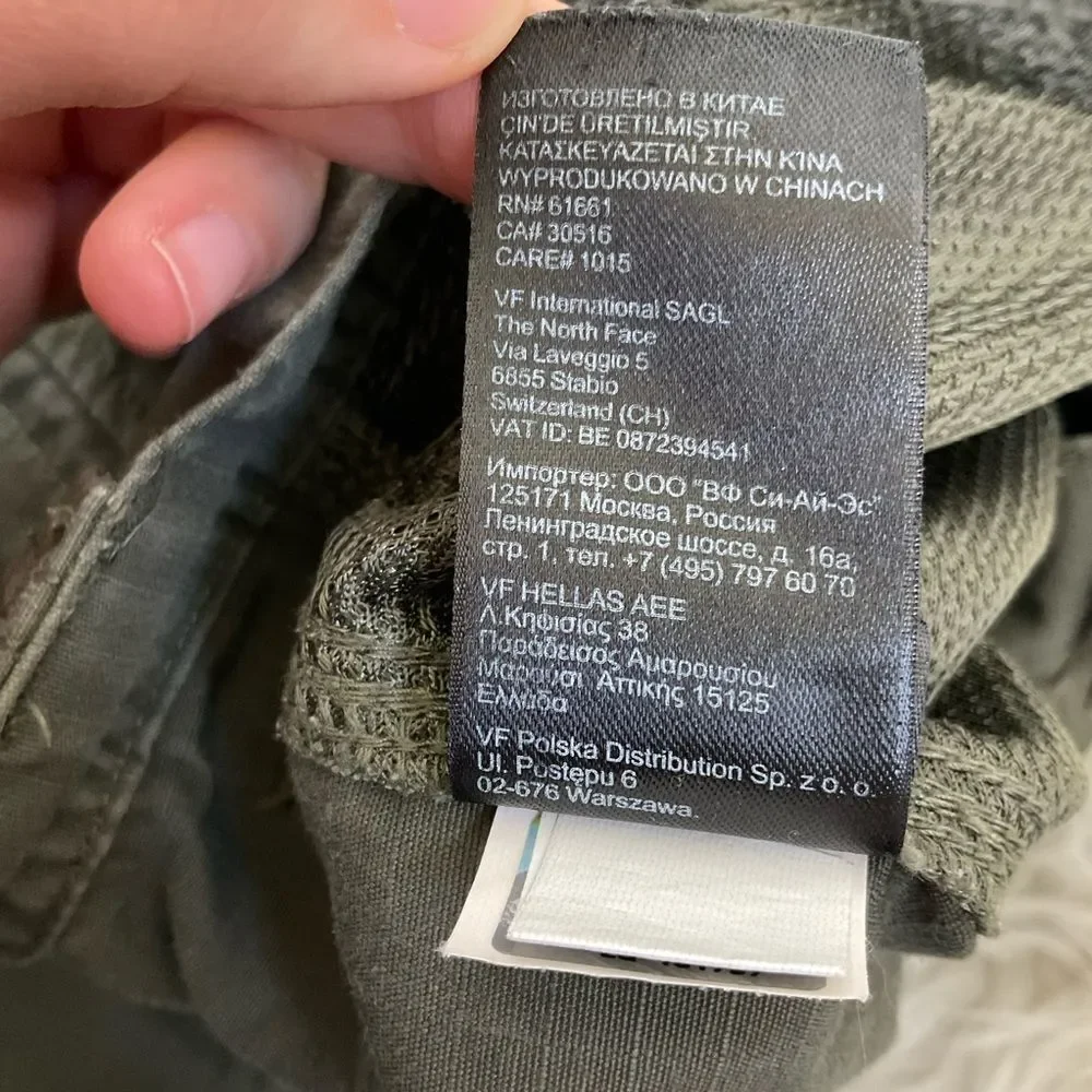 The North Face Men’s Cargo Shorts Green Size 38